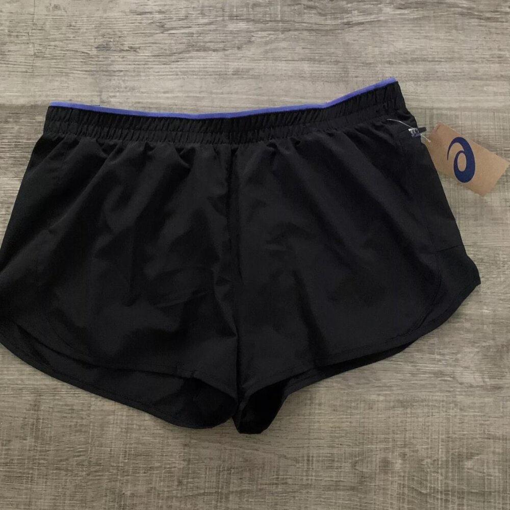 NWT ASICS Women’s Running Shorts - Black Size XL